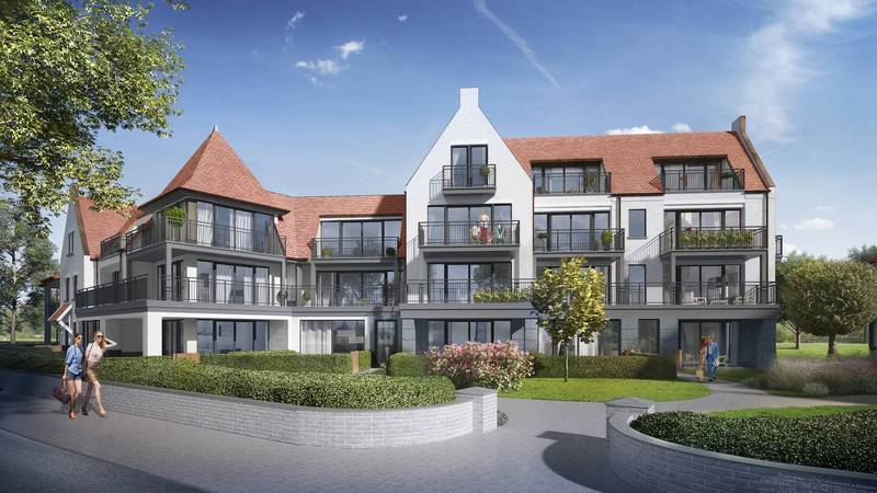 VENTE Appartement 2 CH Knokke-Heist -Appartement de coin Duinenwater / Lake Front