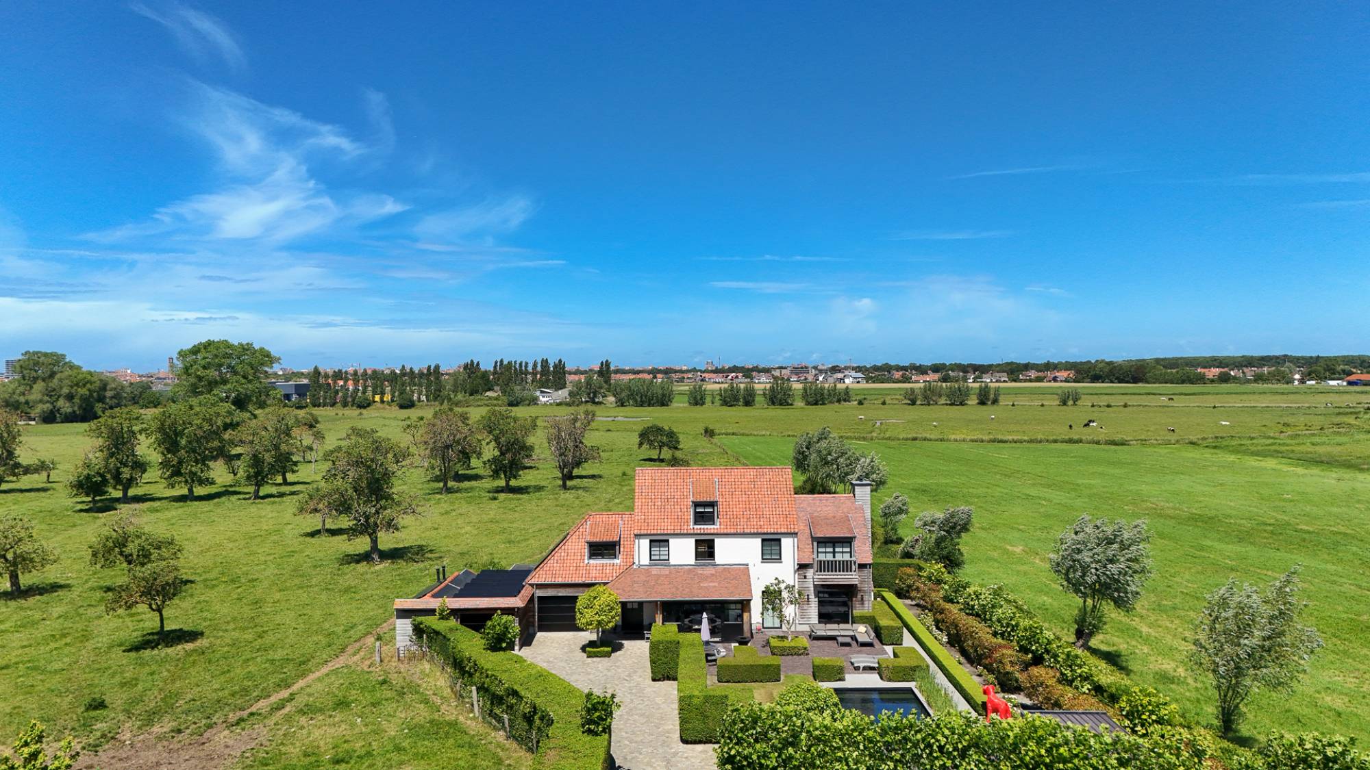 VENTE Villa 4 CH Knokke-Heist - Kalvekeetdijk / Vue sur les Polders