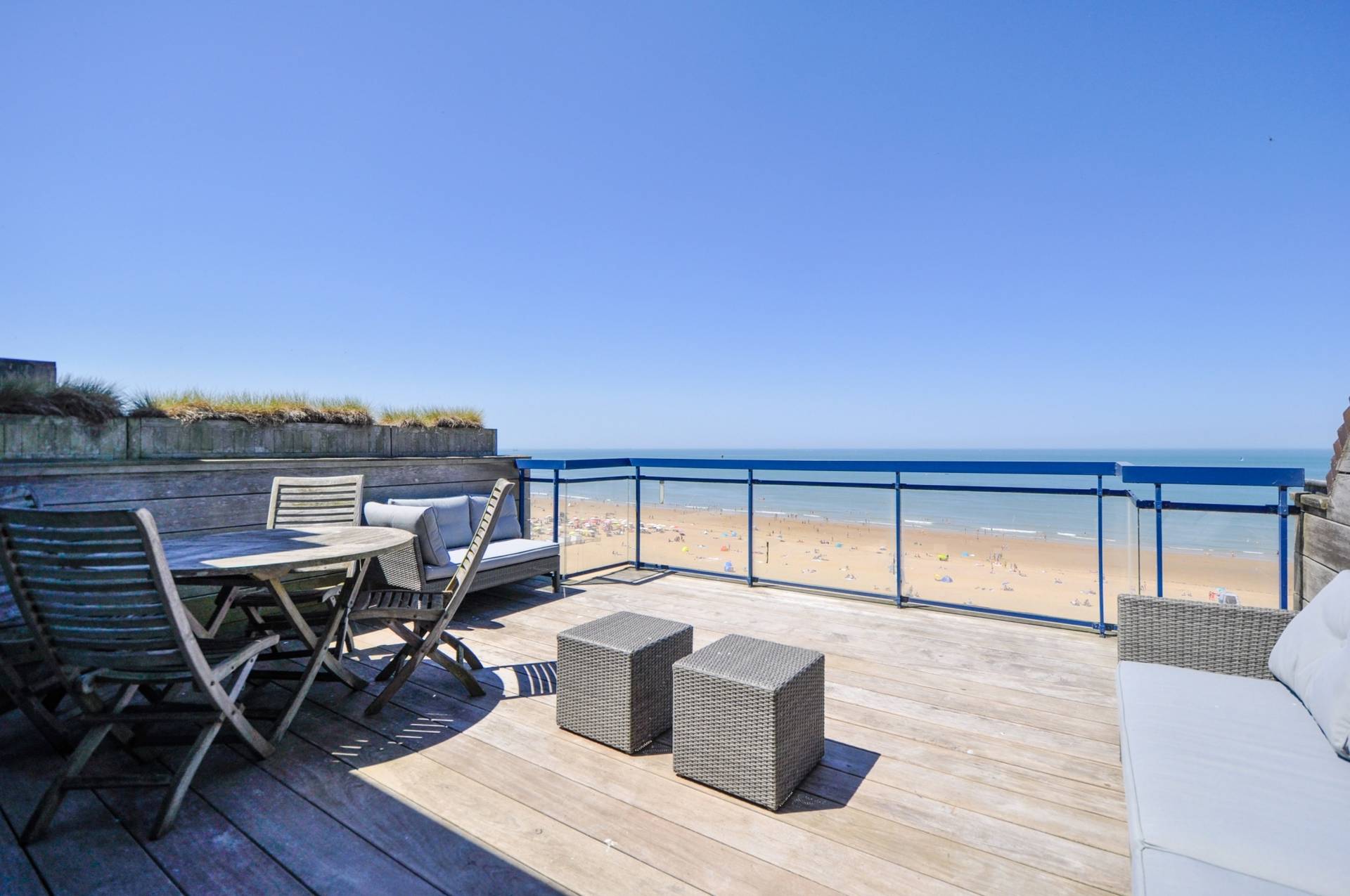 LOCATION Appartement 2 CH Knokke-Zoute - Penthouse digue de mer - entre Place Albert et digue piétonnière