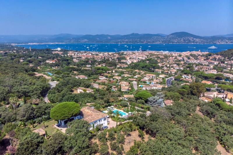 VENTE Villa 9 CH - SAINT-TROPEZ - DOMAINE PRIVE / Vue mer imprenable