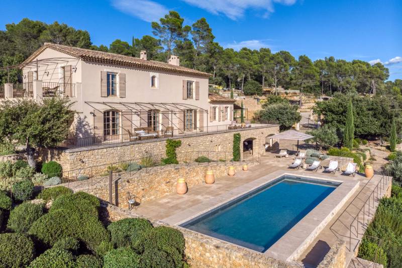VENTE VILLA 3 CH ENTRECASTEAUX - Chef-d'oeuvre provençal d'exception