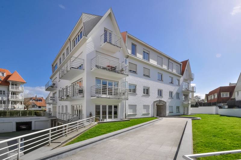 VENTE Appartement 2 CH Knokke-Zoute - Appartement d'angle / Villa résidentielle 