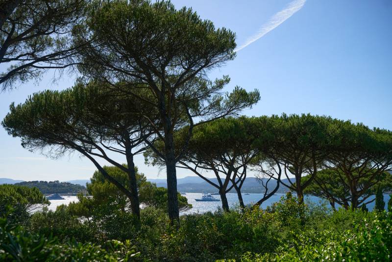 VENTE VILLA 8 CH Saint-Tropez - LES PARCS - Pieds dans l'eau