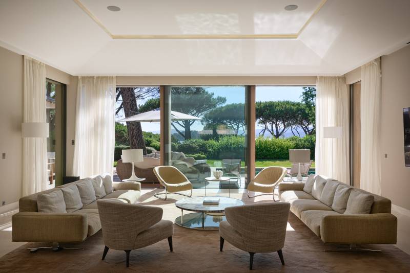 VENTE VILLA 8 CH Saint-Tropez - LES PARCS - Pieds dans l'eau