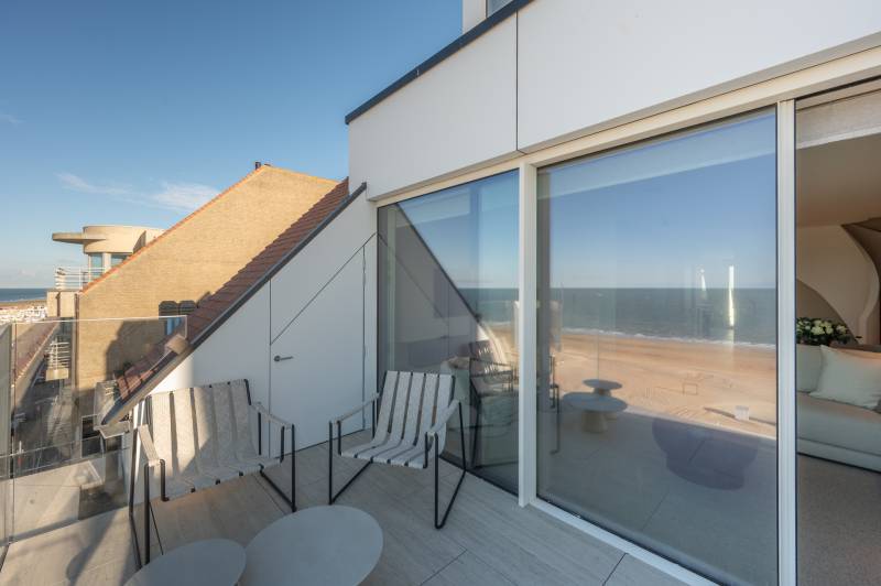 VENTE Appartement 3 CH Knokke-Zoute - Duplex-penthouse / vue mer imprenable