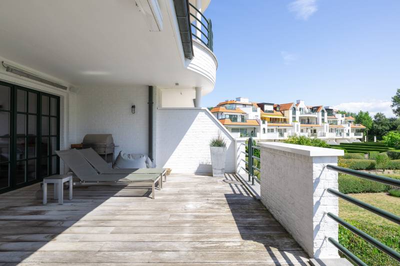 VENTE Appartement 3CH Knokke-Zoute - Tennis Gardens / Terrasse ensoleillée
