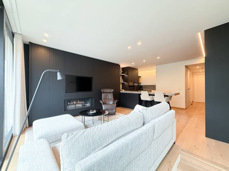 VENTE Appartement 2 CH Knokke-Heist - Vue mer de biais / Duinbergen