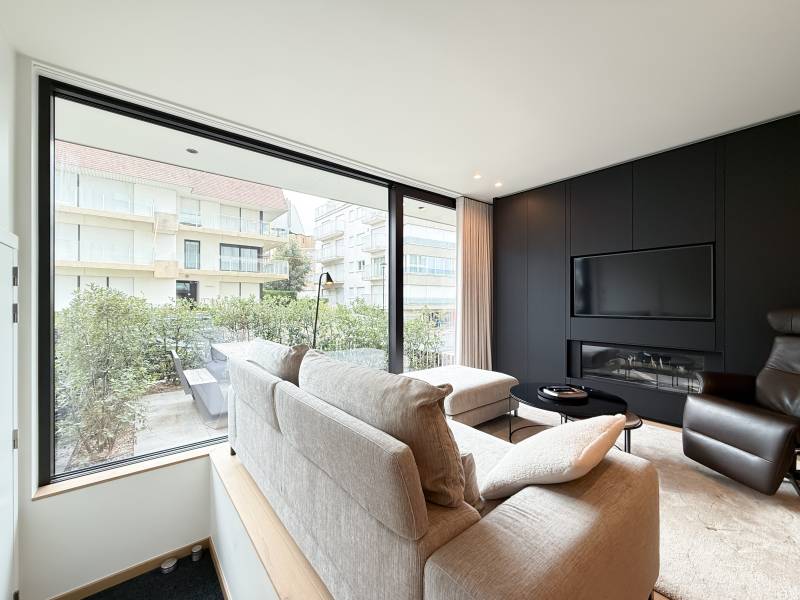 VENTE Appartement 2 CH Knokke-Heist - Vue mer de biais / Duinbergen