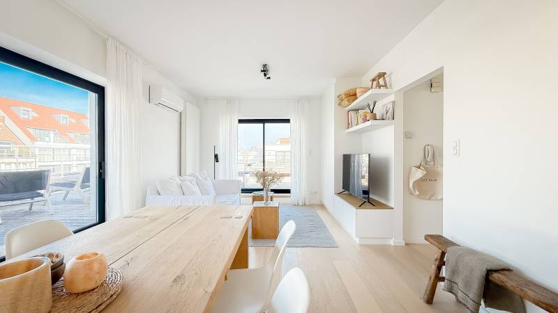 VENTE Appartement 1 CH Knokke-Heist - PENTHOUSE avec terrasse spectaculaire