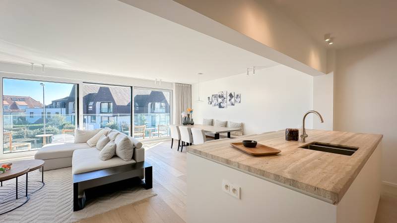 LOCATION Appartement 3 CH Knokke-Heist - Meublé / vue dégagée / terrasse ensoleillée!