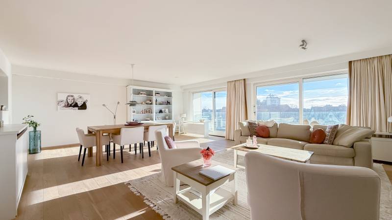 VENTE Appartement 3 CH Knokke-Zoute - Kustlaan - façade exceptionnelle