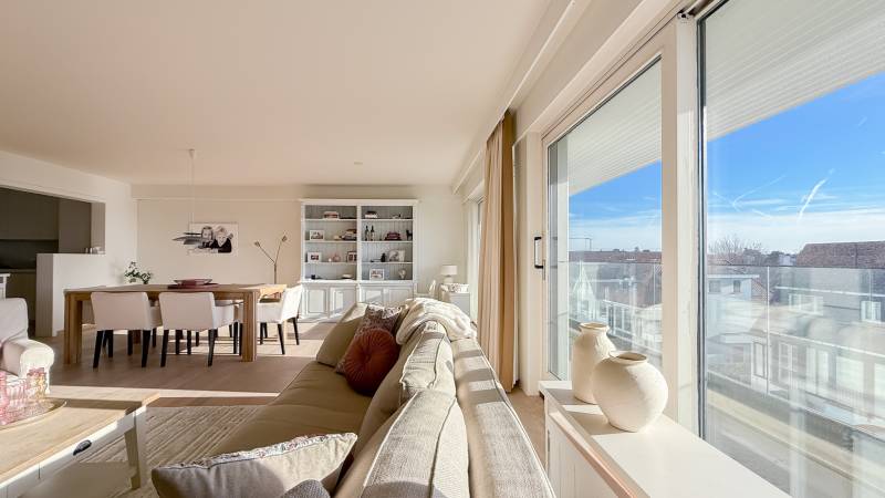 VENTE Appartement 3 CH Knokke-Zoute - Kustlaan - façade exceptionnelle