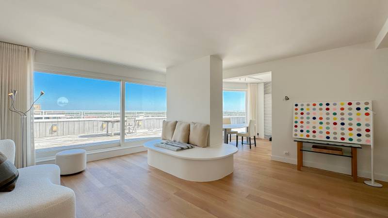 VENTE Appartement 2 CH Knokke-Zoute - PENTHOUSE / terrasse 90m² / panorama unique!