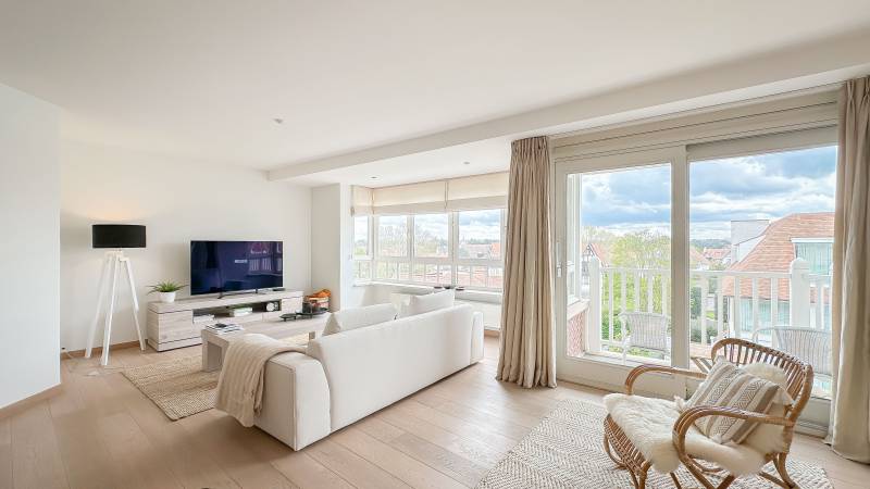 LOCATION Appartement 2 CH Knokke-Zoute - Kustlaan / vue dégagée sur les villas du Zoute