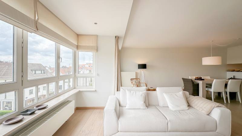 LOCATION Appartement 2 CH Knokke-Zoute - Kustlaan / vue dégagée sur les villas du Zoute