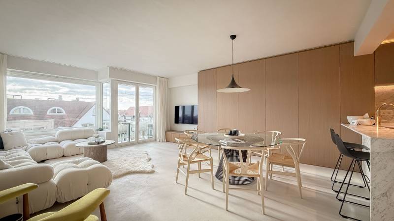 VENTE Appartement 3 CH Knokke-Zoute - Kustlaan / Vue sur le MINIGOLF