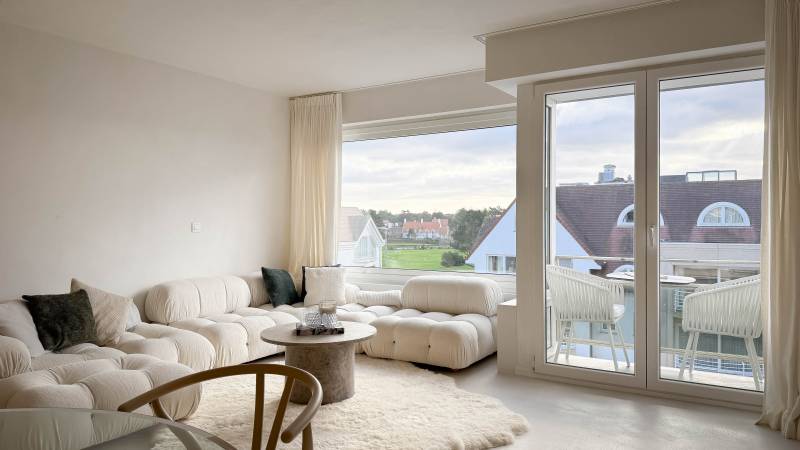 VENTE Appartement 3 CH Knokke-Zoute - Kustlaan / Vue sur le MINIGOLF