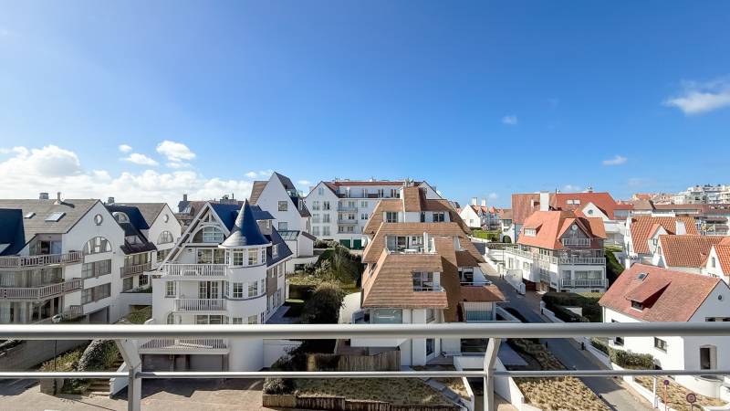 VENTE APPARTEMENT 3 CH Knokke-Heist - Vue latérale sue la mer / Duinbergen