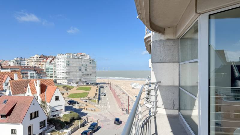 VENTE APPARTEMENT 3 CH Knokke-Heist - Vue latérale sue la mer / Duinbergen