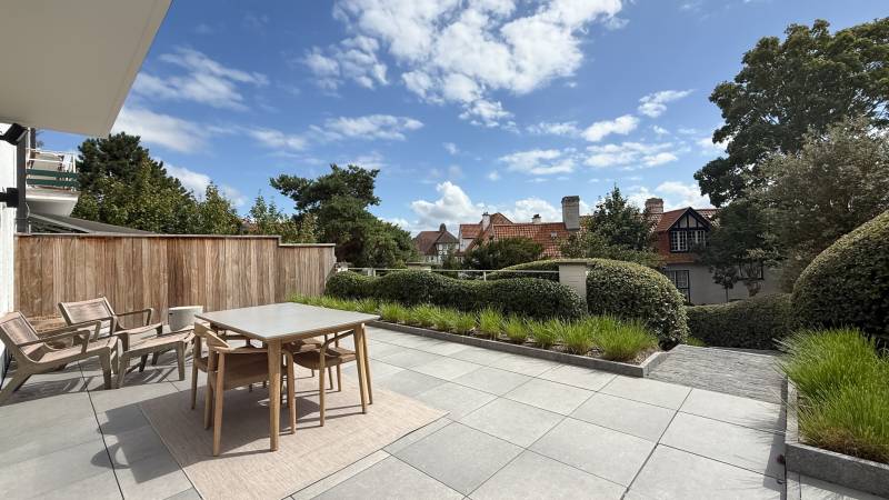 VENTE Appartement 4 CH Knokke-Zoute - REZ-DE-JARDIN / Finitions haut de gamme