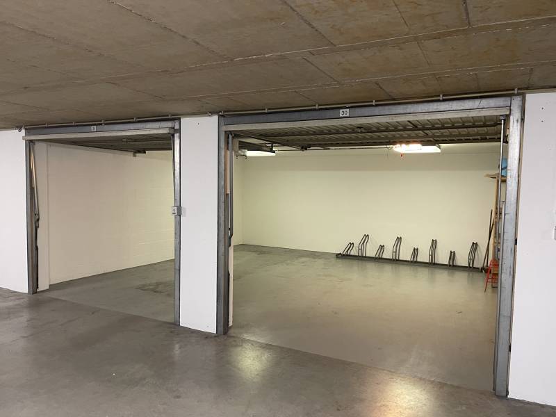 VENTE garage Knokke-Zoute - Double Box fermé / Bartavelle