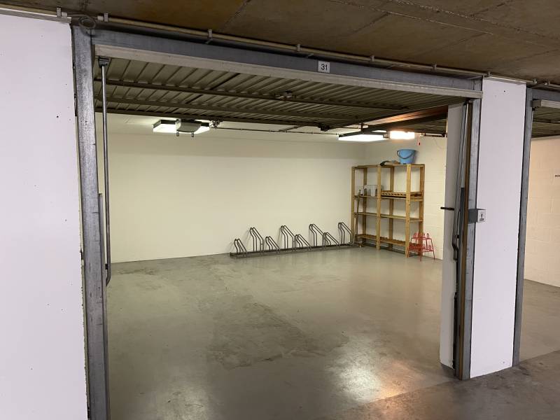 VENTE garage Knokke-Zoute - Double Box fermé / Bartavelle