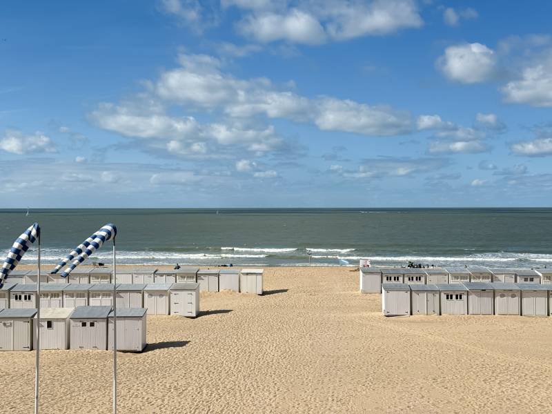 VENTE APPARTEMENT 2 CH Knokke-Zoute - Vue mer frontale / Digue de mer
