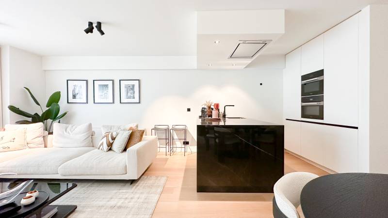 VENTE Appartement 2 CH Knokke-Heist - Vue latérale sur la mer