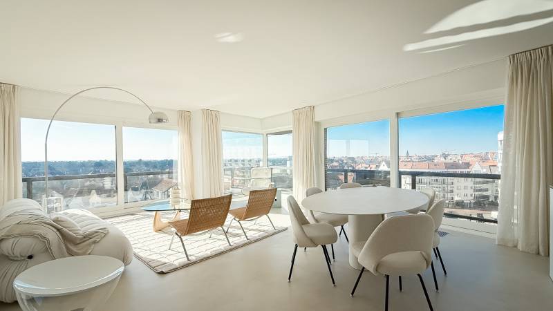 VENTE Appartement 2 CH Knokke-Zoute - Appartement d'angle / la Place Albert