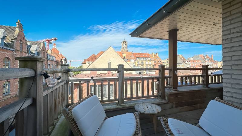 VENTE Appartement 2 CH Knokke-Heist - Duplex -appartement de coin / près du Marché