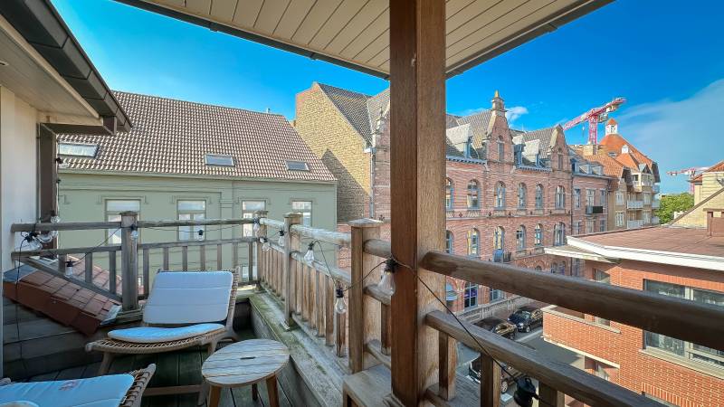 VENTE Appartement 2 CH Knokke-Heist - Duplex -appartement de coin / près du Marché