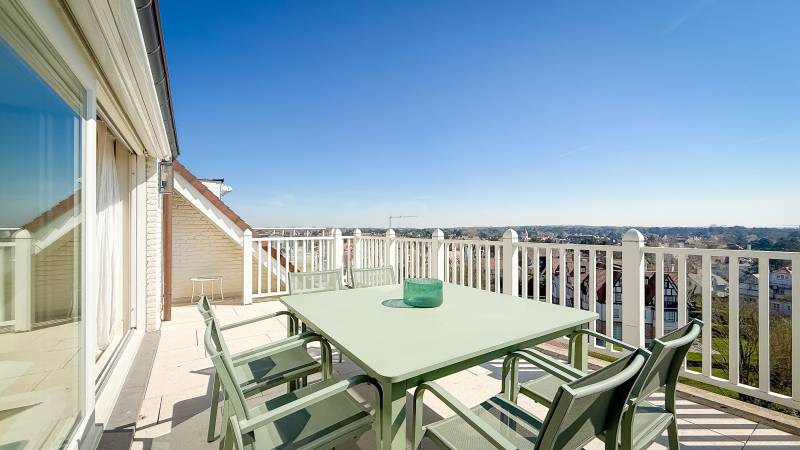 VENTE APPARTEMENT 3 CH Knokke-Zoute - Duplex avec superbe terrasse / vue epostouflante