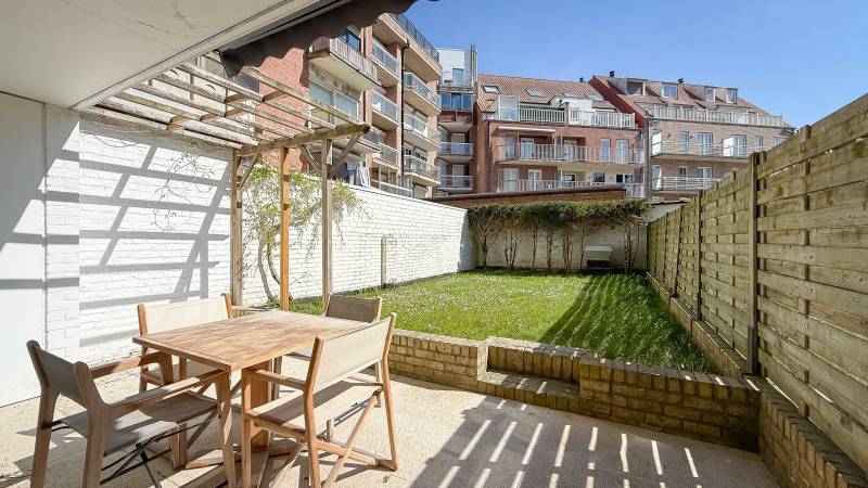LOCATION Appartement 1 CH Knokke-Heist - REZ-DE-JARDIN / Meublé