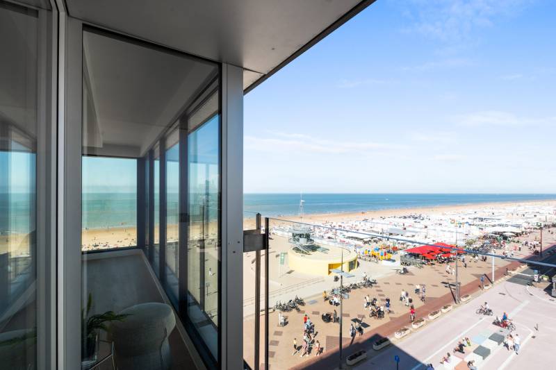 LOCATION APPARTEMENT 3 CH Knokke-Heist - Vue mer panoramique / Place du Phare / meublé!