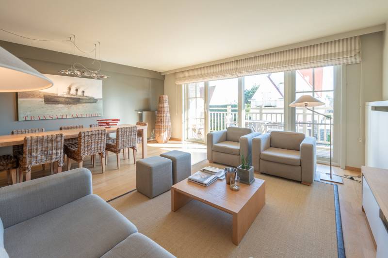 VENTE Appartement 2 CH Knokke-Heist - Appartement ensoleillé / belle terrasse / Avenue Nellens