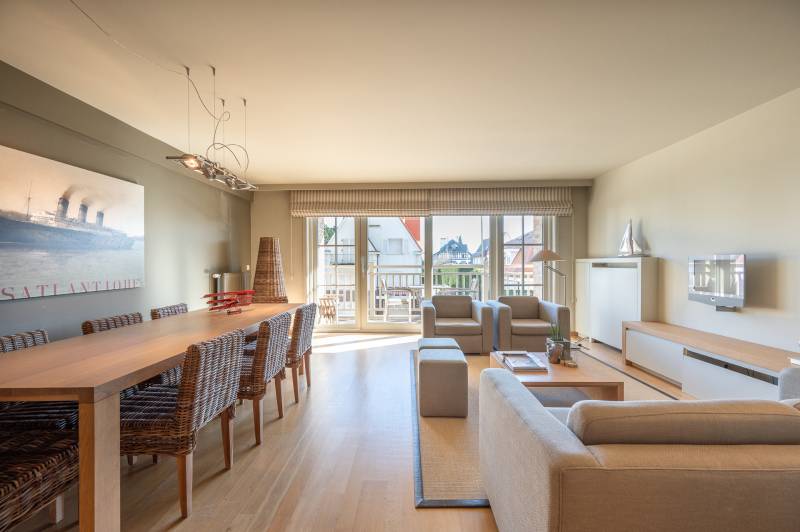 VENTE Appartement 2 CH Knokke-Heist - Appartement ensoleillé / belle terrasse / Avenue Nellens