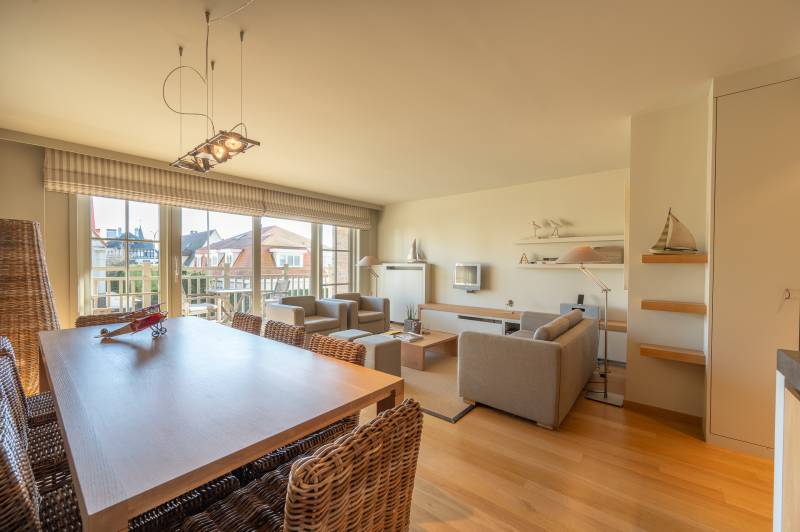 VENTE Appartement 2 CH Knokke-Heist - Appartement ensoleillé / belle terrasse / Avenue Nellens