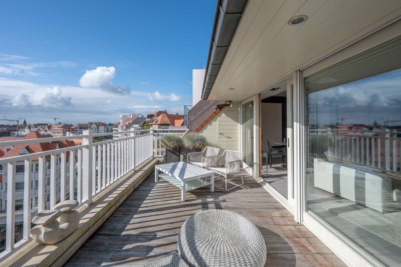 VENTE Appartement 3 CH Knokke-Zoute - Penthouse exclusif / Avenue du Littoral