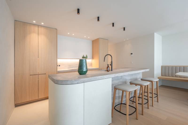 VENTE Appartement 3 CH Knokke-Zoute - VUE MER LATÉRALE - Place du Triangle