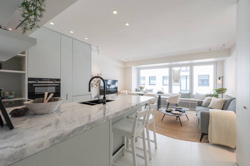 VENTE Appartement 3 CH Knokke-Heist - situé au centre de Knokke / vue mer latérale