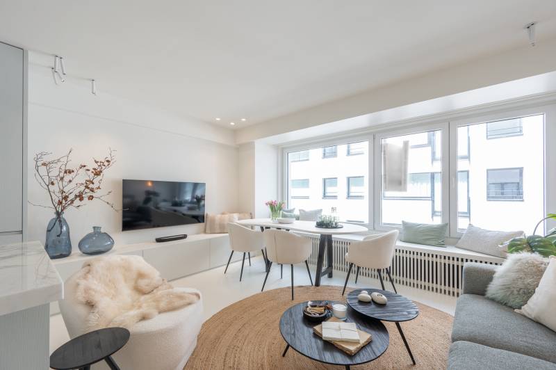 VENTE Appartement 3 CH Knokke-Heist - situé au centre de Knokke / vue mer latérale