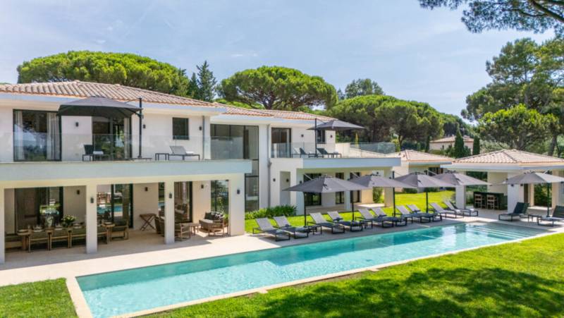 LOCATION SAISONNIERE VILLA 6 CH Saint-Tropez - Villa contemporaine / Les Parcs de Saint-tropez
