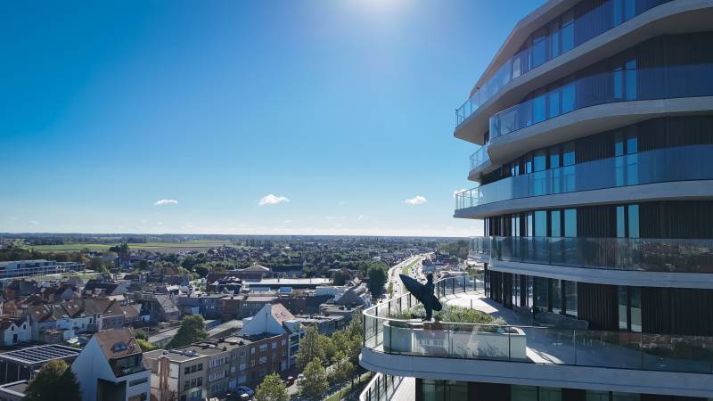 VENTE APPARTEMENT 3 CH Knokke-Heist - THE TOWER / Lake District / terrasse panoramique