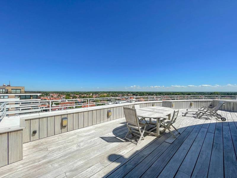 VENTE Appartement 2 CH Knokke-Zoute - PENTHOUSE / terrasse 90m² / panorama unique!