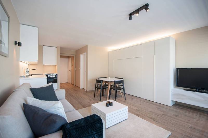 LOCATION Appartement Knokke-Heist -  STUDIO meublé / Av. Lippens - près de la plage!