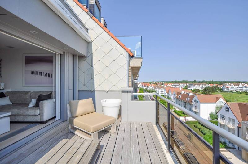VENTE Appartement 2 CH Knokke-Zoute -Penthouse Kustlaan / Minigolf