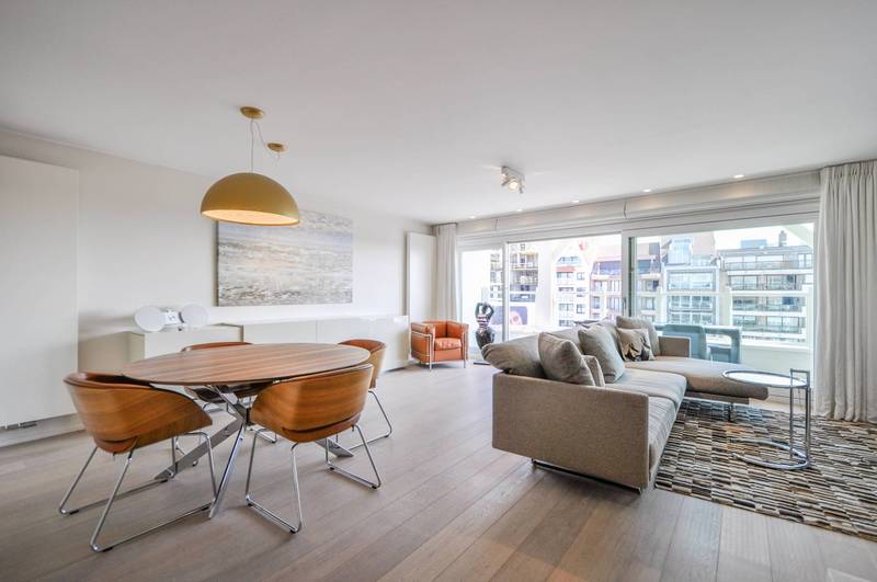 VENTE Appartement 3 CH Knokke-Zoute -SITUATION TOP Place Albert / vue mer unique