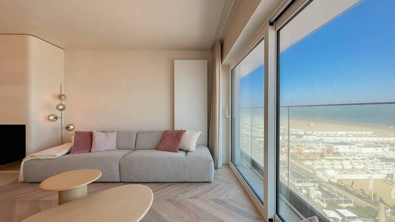 VENTE Appartement 2 CH Knokke-Heist - Vue mer frontale / Place Rubens