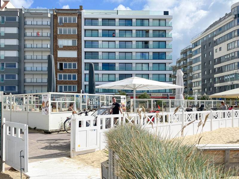 VENTE Appartement 2 CH Knokke-Heist - Vue mer frontale / Place Rubens