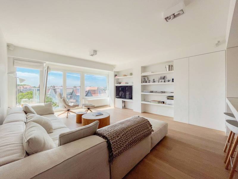 VENTE Appartement 3 CH Knokke-Zoute- Kustlaan / vue dégagée, époustouflante